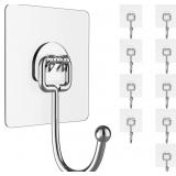 LARGE HOOKS FOR HANGING HEAVY-DUTY 44IB(MAX) 10 PA