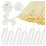 260 CLEAR LONG BALLOONS FOR ANIMALS, THICKENING SK