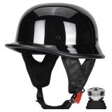 DOT CERTIFIED GERMAN STYLE MOTORCYCLE HALF HELMET,