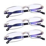 TERAISE RIMLESS READING GLASSES FASHION DIAMOND CU