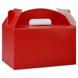 HUAPRINT TREAT GIFT BOXES, 30 PACK, RED, 9.45X5X5