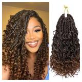 GODDESS BOX BRAIDS CROCHET HAIR 12 INCH 8 PACKS PR