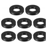 UXCELL 8 PCS SOLID NITRILE RUBBER FLAT WASHER DN65