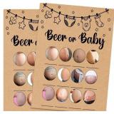 BABY SHOWER GAME, BEER OR BABY CARDS, PARTY GAMES