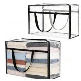 60L CLEAR STORAGE BAGS PLASTIC BLANKET STORAGE BAG