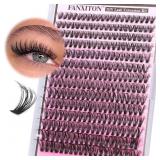 LASH CLUSTERS, NATURAL WISPY 40D D CURL 8-16MM, 28