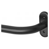 CURTAIN ROD 36-120 INCH, BLACK HEAVY DUTY CURTAIN