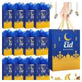 CRTIIN 12 PACK EID MUBARAK GIFT BAGS WITH HANDLE 1