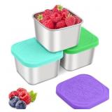 QUKAKA STAINLESS STEEL SNACK CONTAINERS FOR KIDS,7