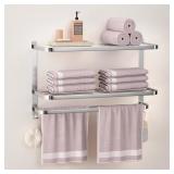 23 INCHES 3-TIER TOWEL RACKS FOR BATHROOM WITH TOW