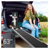 DOG RAMP FOR CARS SUV TRUCK 63" X17.3" FOLDABLE UP