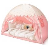 TWIN SIZE BED CANOPY TENT FOR KIDS BED FLOOR TENTS