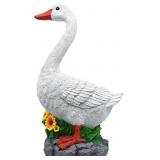 JOYFUL PORCH GOOSE STATUE CYGNUS, CLASSIC, DETAILE