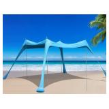 $110 FAMILY BEACH TENT CANOPY SUN SHADE, POP UP GR