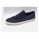 SZ 11.5M BEN SHERMAN SHOES MENS BLUE LACELESS SNEA