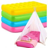 LEYNDO 4 PACK KIDS AIR MATTRESS, 61.81 ï¿½ 25.98 ï¿½ 7