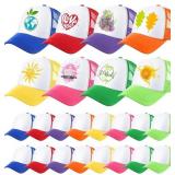 JEYIOUR 48 PACK TRUCKER HAT BULK POLYESTER ADJUSTA