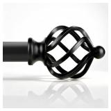 1" FARMHOUSE HEAVY DUTY CURTAIN RODS FOR WINDOWS,A