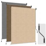 HOMEDEMO OUTDOOR ROLLER SHADES FOR PATIO, 5