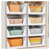 UPGRADED CLOSET ORGANIZERS AND STORAGE, STACKABLE