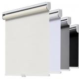 AOSKY BLACKOUT CORDLESS ROLLER SHADES FOR WINDOWS,
