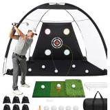 GOLF PRACTICE NET, 10 X 7FT 600D GOLF NET FOR BACK