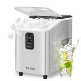 $158 AEITTO ICE MAKER COUNTERTOP 26LBS/24H, ICE MA
