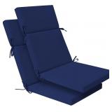 ENIPATE 2 PACK OUTDOOR HIGH BACK CHAIR CUSHION, WE