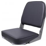CLASSIC LOW BACK FOLDING FISHING BOAT SEATS, GRAY