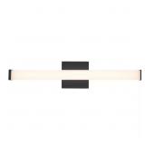 MILES 24 IN. INTEGRATED LED BLACK BATHROOM VANITY