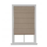 CORDLESS BLACKOUT FABRIC ROMAN SHADE 35X64 LINEN