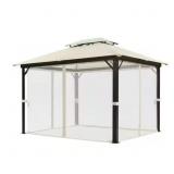 $539 SPENCER HILL 10 FT. L X 12 FT. L STEEL GAZEBO