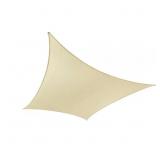 12 FT. X 12 FT. BEIGE SQUARE SUN SHADE SAIL CANOPY