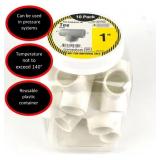 1 IN. PVC S X S X S TEE PRO PACK (10-PACK)