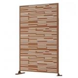 $120 72 IN. GALVANIZED METAL OUTDOOR PRIVACY SCREE