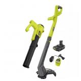 $119 RYOBI ONE+ 18V CORDLESS STRING TRIMMER/EDGER
