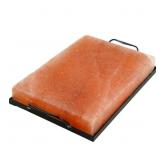HIMALAYAN SALT BLOCK WITH SERVING TRAY