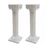 34.65 IN. H WHITE WEDDING PARTY EVENT DECORATIVE R