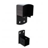 1 LOT OF 10-2IN. H X 3 IN. W MATTE BLACK ALUMINUM