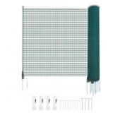 TEMPORARY FENCE WITH POSTS, 49.2 FT. L X 36 IN. H