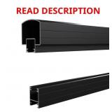 4 FT. MATTE BLACK ALUMINUM DECK RAILING HAND AND B