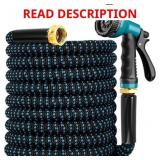 EXPANDABLE GARDEN HOSE 100FT WITH 10 FUNCTION NOZZ