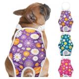 JOLLYWOODS 3 PACK WASHABLE FEMALE DOG DIAPER ONESI