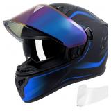 FULL FACE MOTORCYCLE HELMETS FOR MEN WOMEN, DOT AP