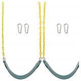 SUNNYGLADE 2PCS SWINGS SEATS HEAVY DUTY WITH 66" C