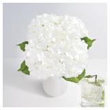 4PCS 21IN HYDRANGEA ARTIFICIAL FLOWERS, LATEX REAL