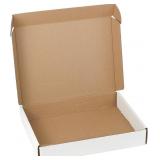 12"X9"X2" SHIPPING BOXES SET OF 1, WHITE CORRUGATE