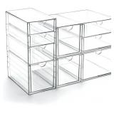PRSILDAN ACRYLIC DRAWER MAKEUP ORGANIZER WITH 9 DR