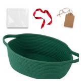 OIAHOMY SMALL WOVEN BASKET WITH GIFT BAGS, RIBBONS