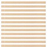 NUANCHU 12 PCS UNFINISHED 3D WOOD TRIM DECOR, WAVY